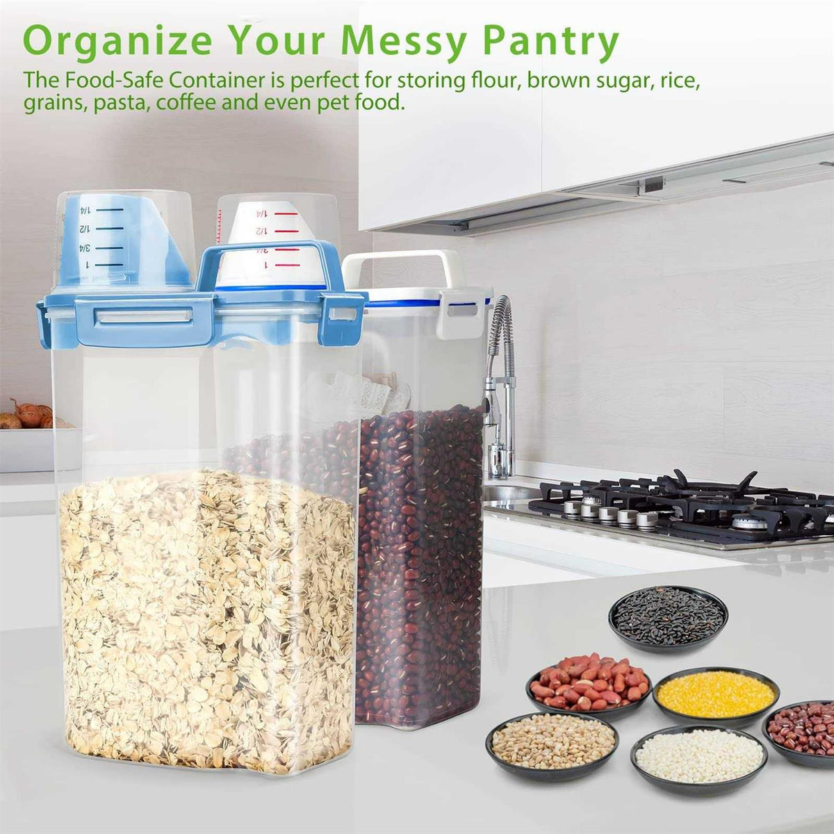 Rice Airtight Storage Container 3 to 5lbs U7546