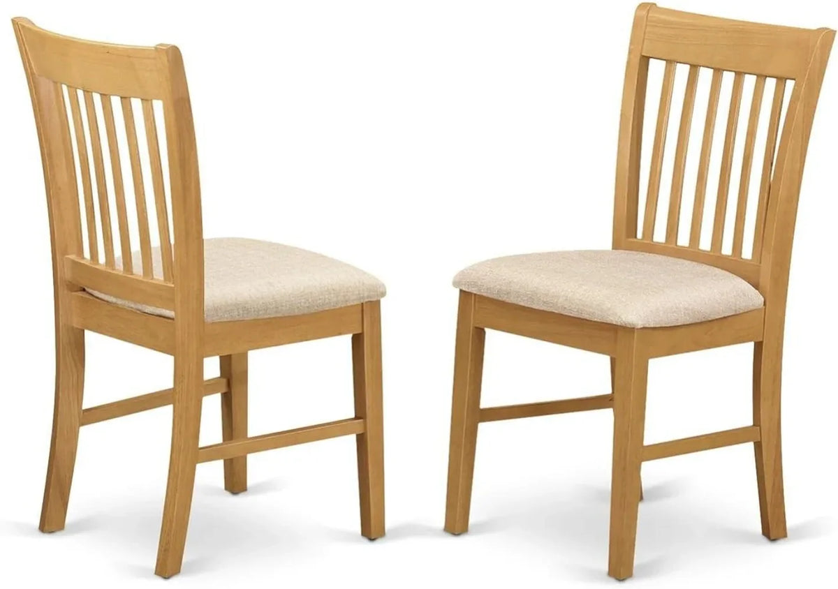 Upholstered Wooden Dining Chairs, Set of 2 H9564