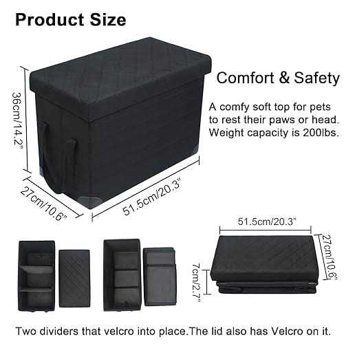 Dog Seat Extender with Storage E8995