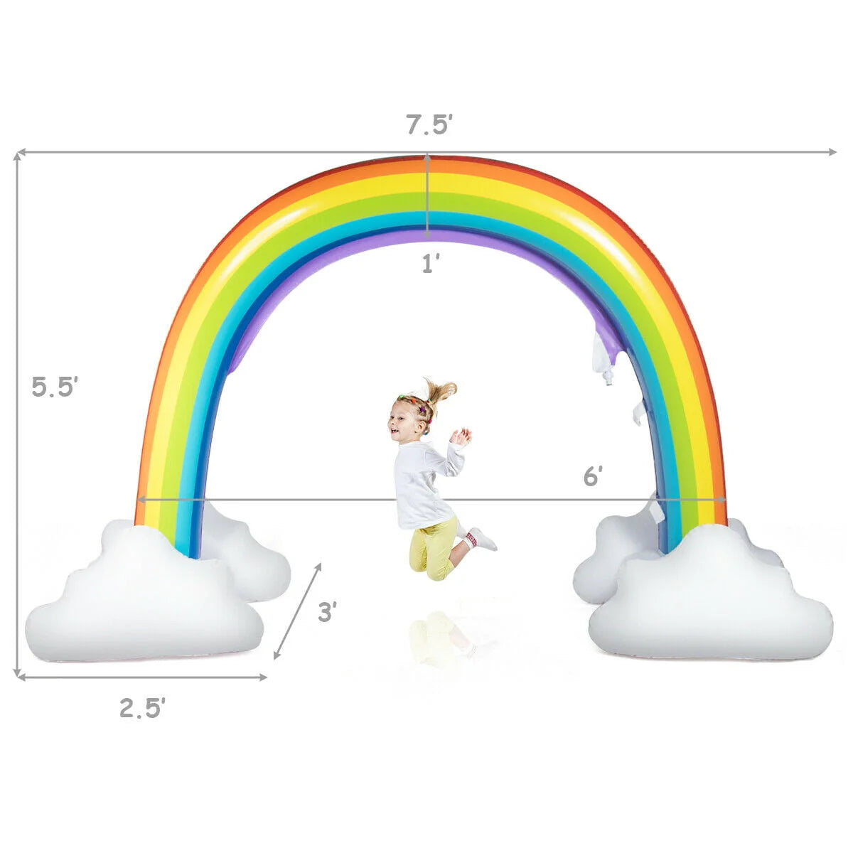 Inflatable Rainbow Sprinkler Water Toy S917