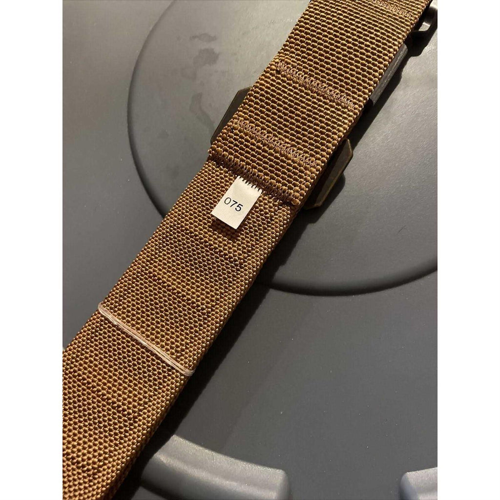 Brown Nylon Wide Dog Collar W771197