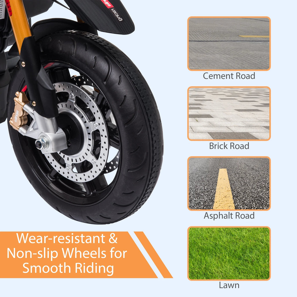 12V Ride on Motorcycle Electric Motorbike with Training Wheels O1113