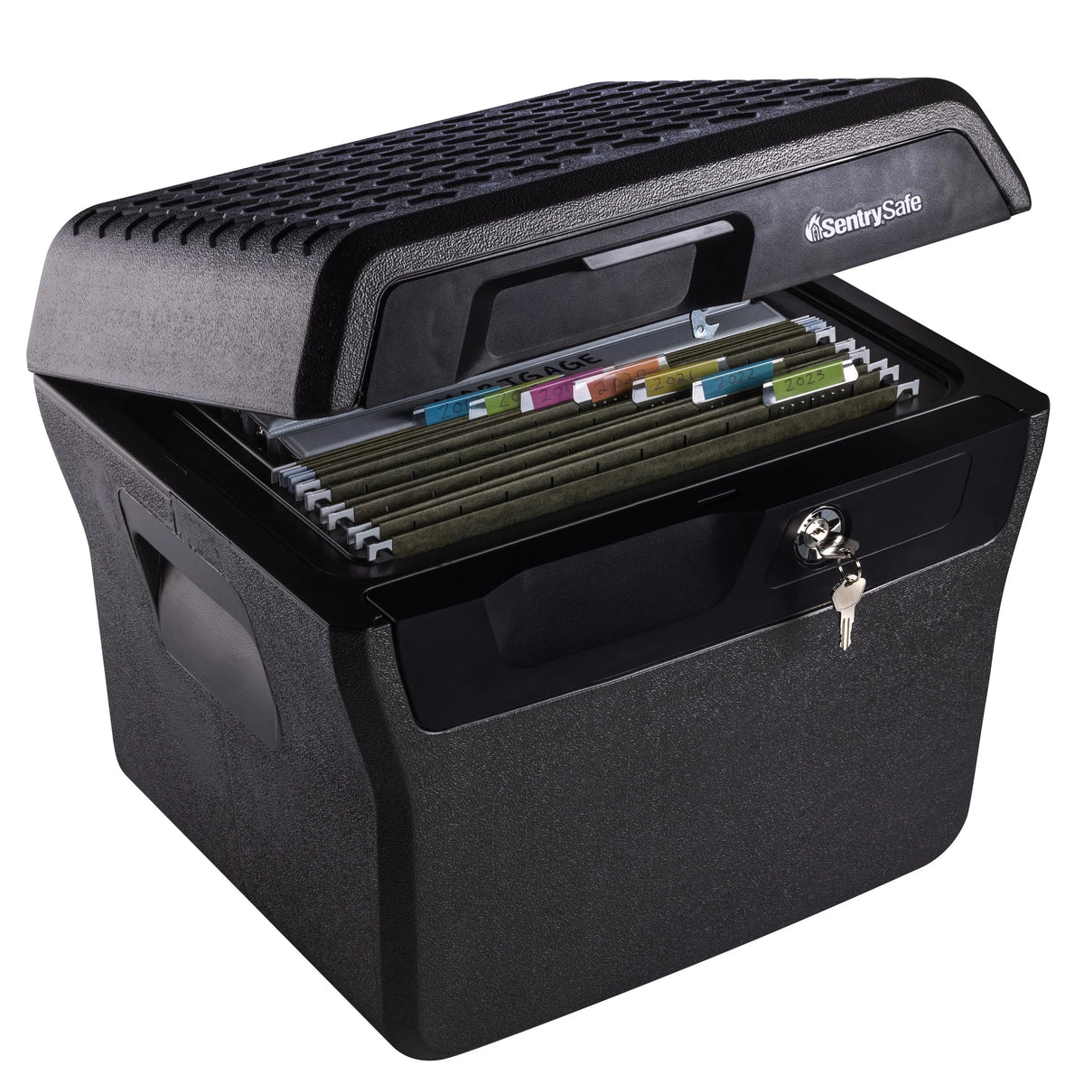 Fire-Resistant Water-Resistant File Safe Box with Key Lock 0.66 Cu. ft. J1134