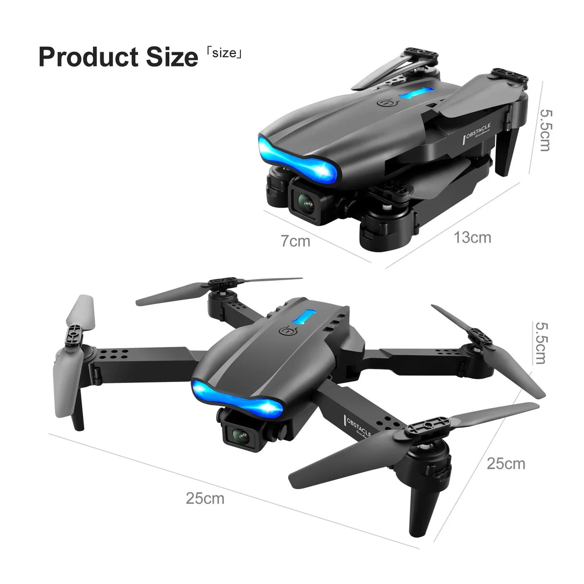 4K HD Dual Camera RC Quadcopter with 2 Batteries T23070
