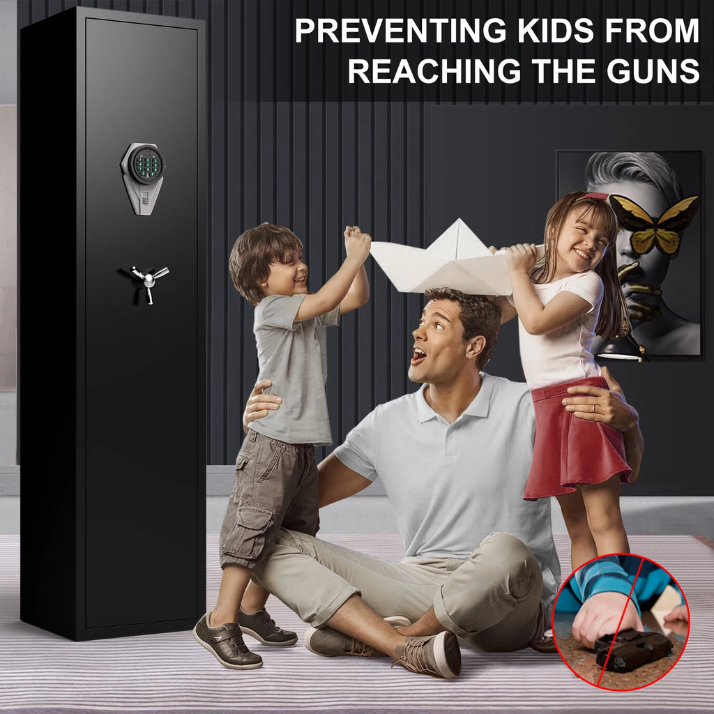 Digital Gun Safe with Alarm System and LED Light E36196