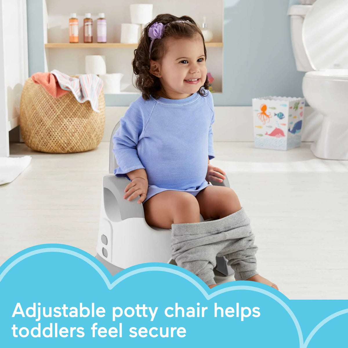 Adjustable Toddler Training Toilet with Removable Bowl A181
