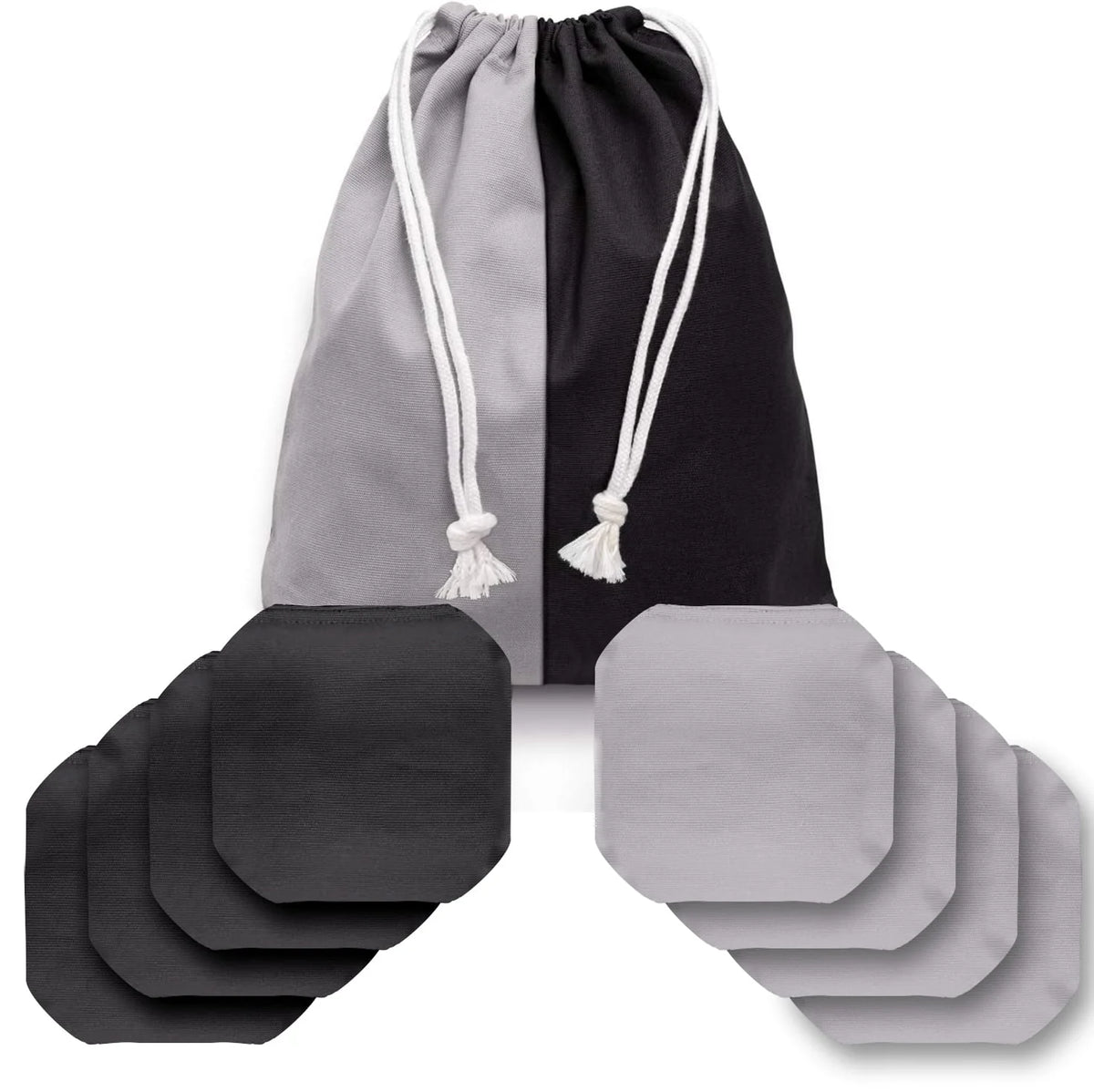 All Weather Waterproof Cornhole Bean Bags Set of 8 with Tote Bag T69211