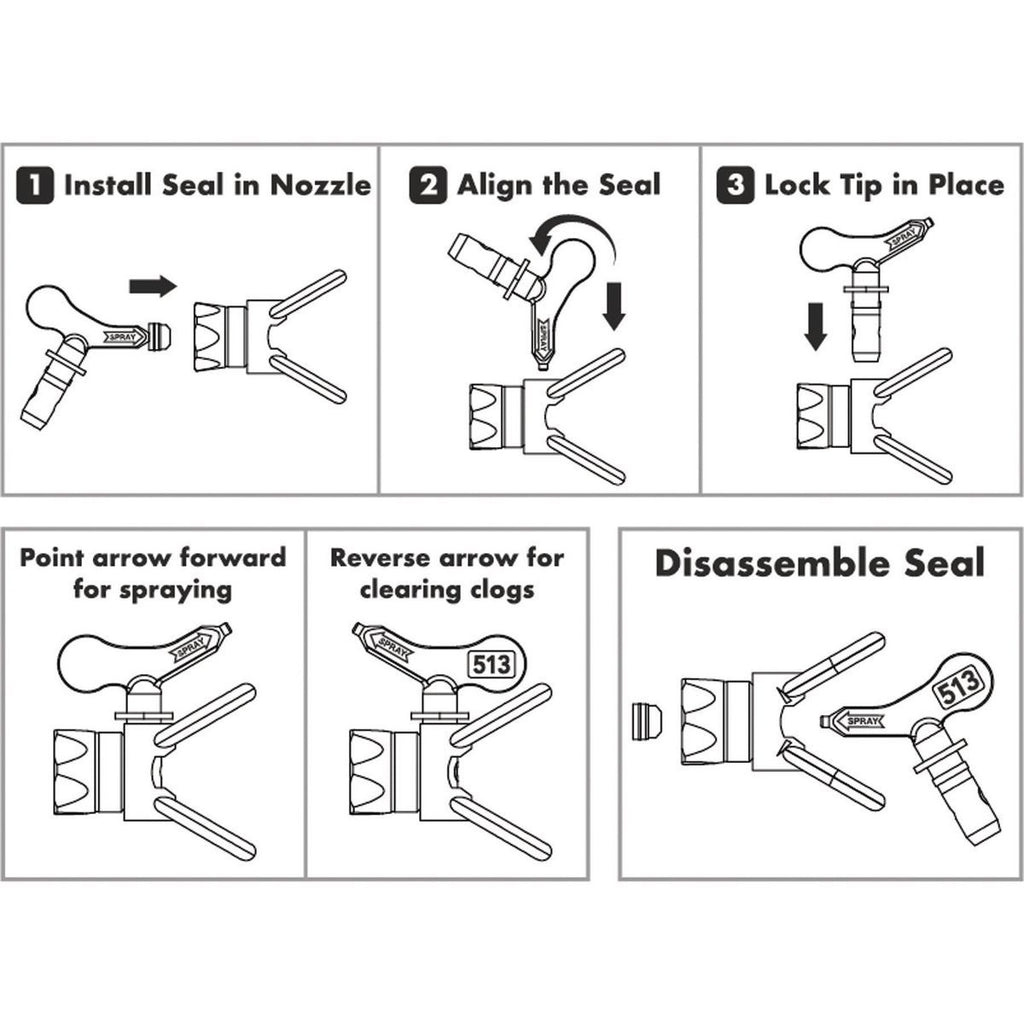 Reversible Airless Paint Spray Tip M9915