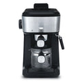 4-Shot Steam Espresso, Cappuccino, and Latte Maker with Frothing Wand A4866