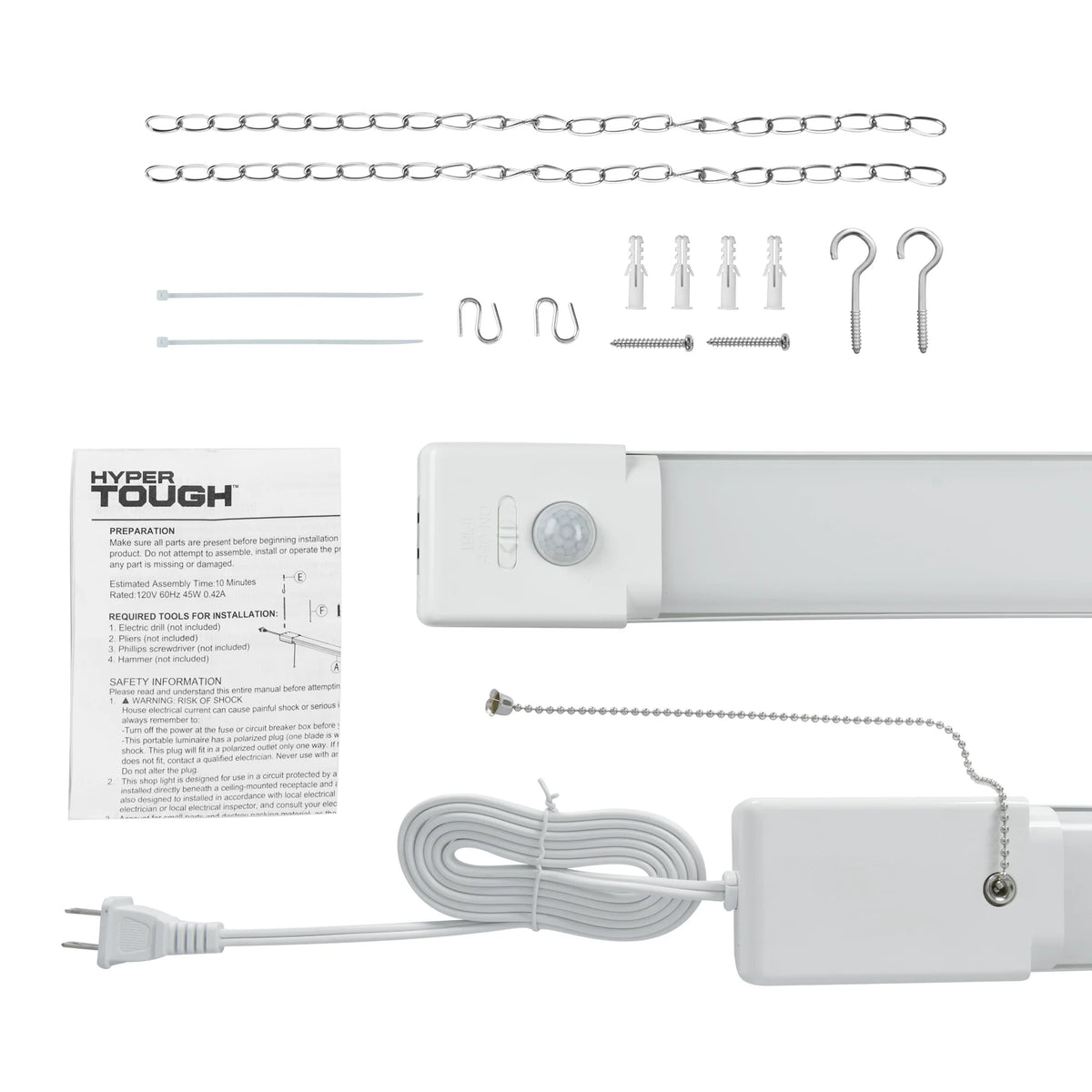 3-FT 4500-Lumen Integrated LED Shop Light X3288