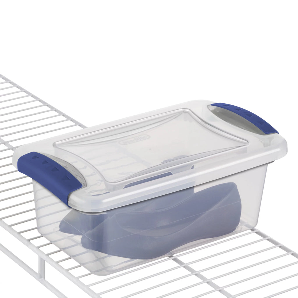7 Qt Latch Box Plastic Set of 14 E796