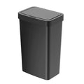 13.2 Gallon Black Motion Sensor Plastic Trash Can G35438