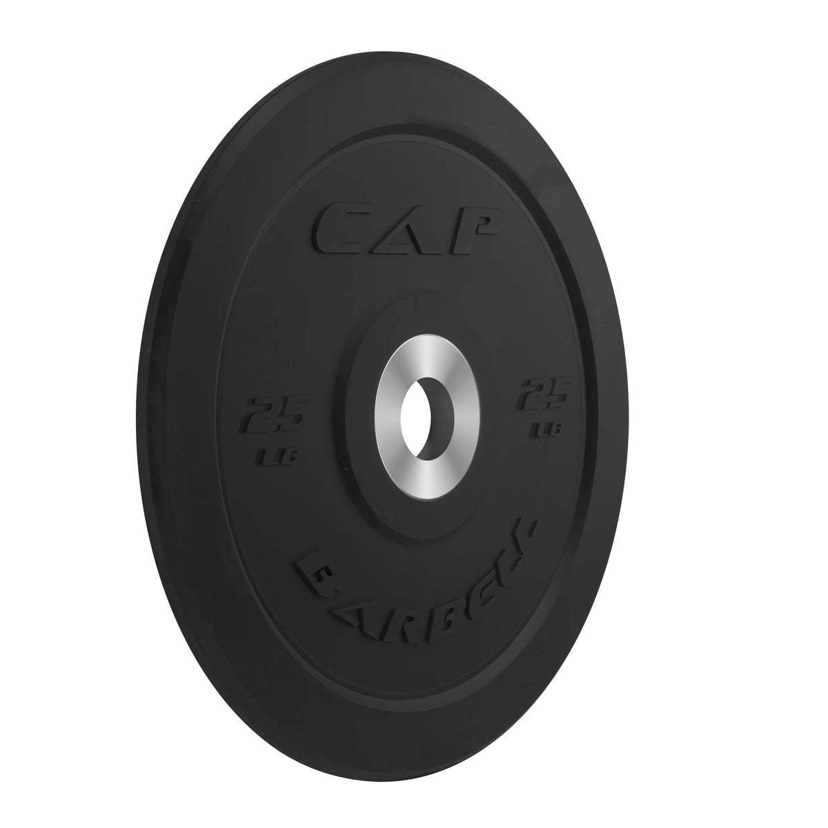 25 lb Black Olympic Bumper Plate Q414