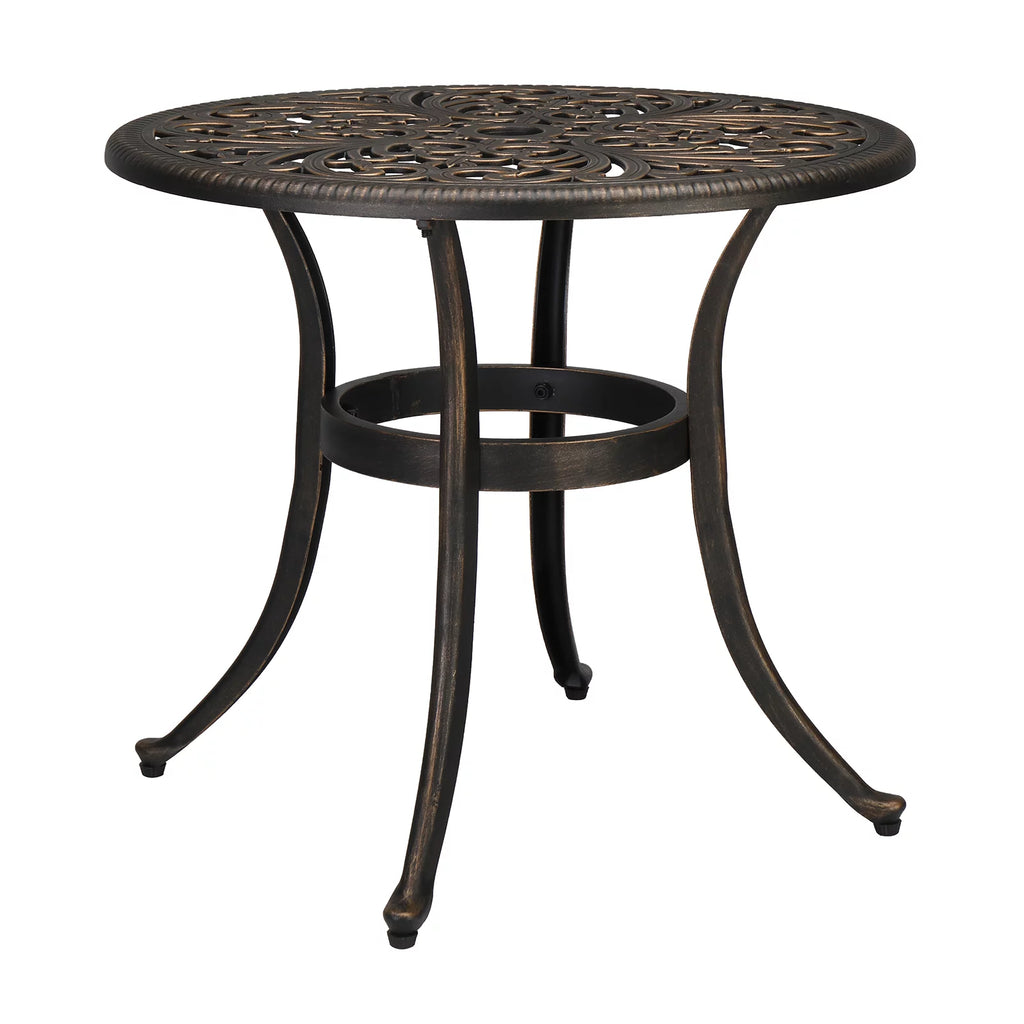 21 in Aluminum Square Side Table S975716