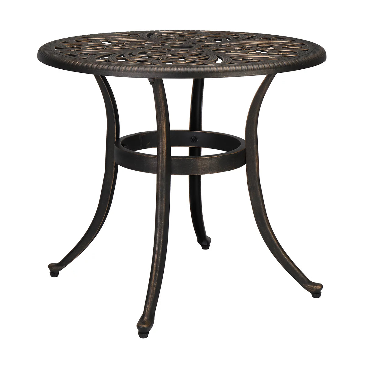 21 in Aluminum Square Side Table S975716