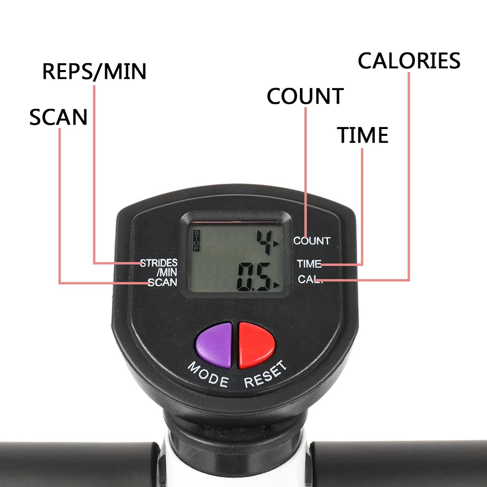 Mini Aerobic Stepper with Handle, Pink D694