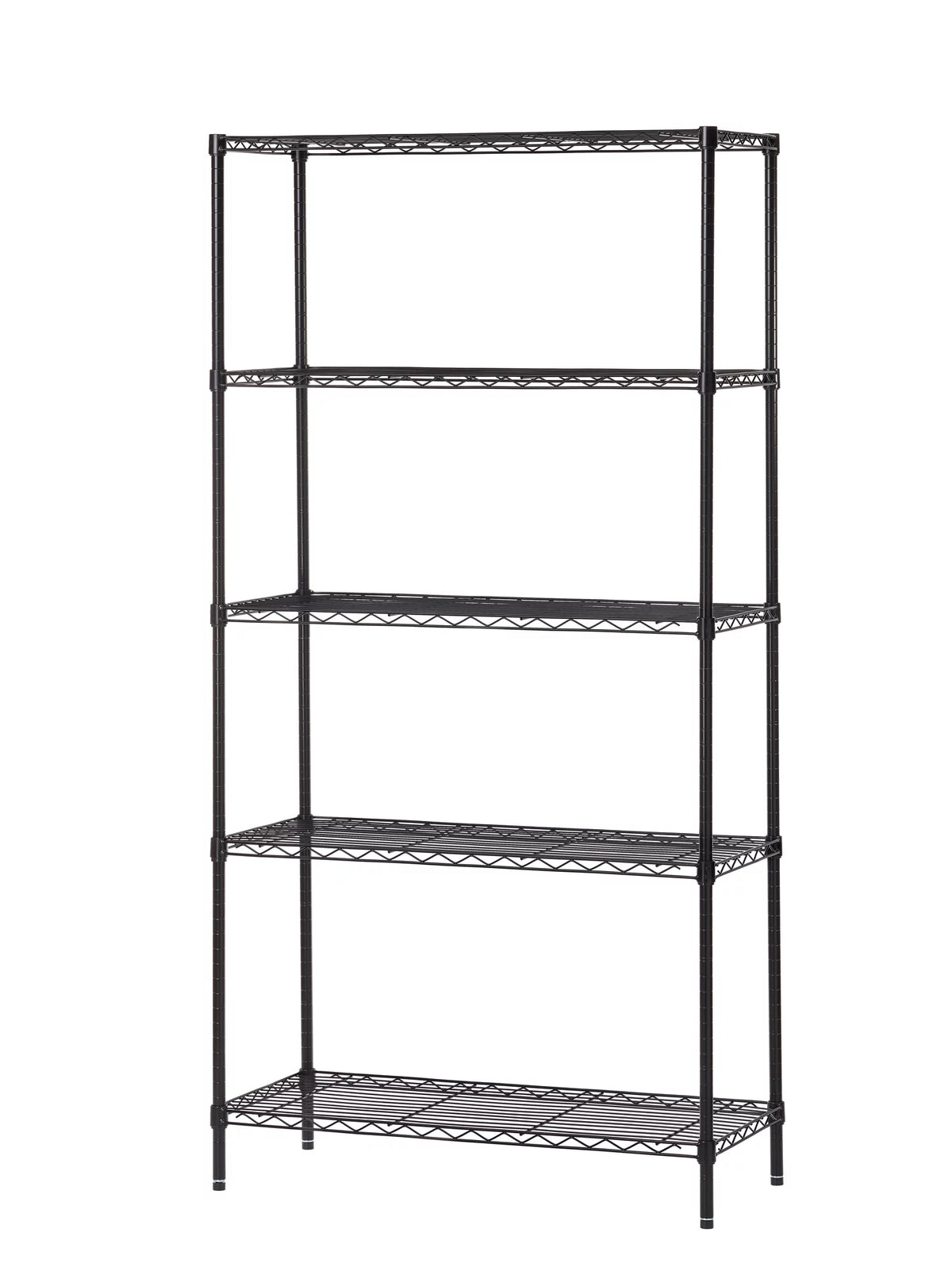 Black Wire 5-Tier 72 H x 36 W x 16 D 1750lb Capacity Q87178