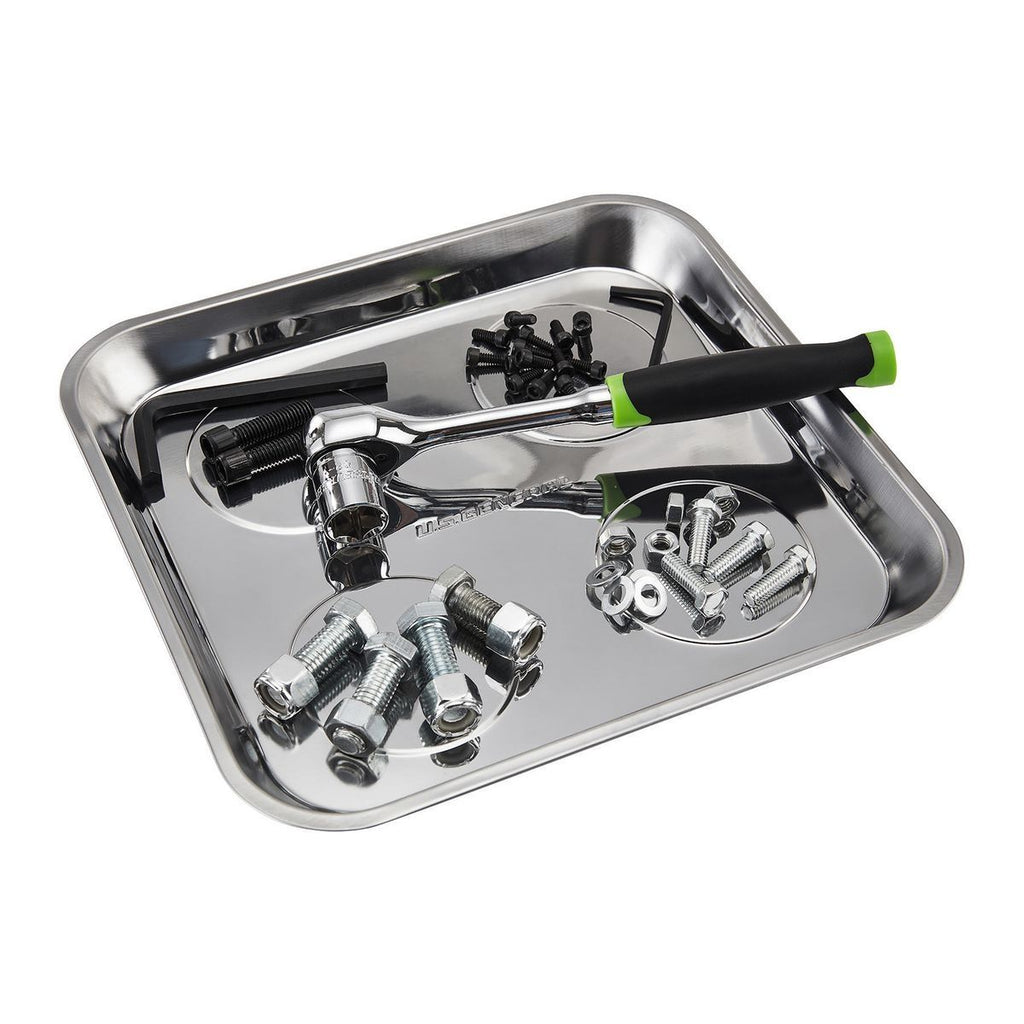 10-1/2 in. x 11-1/2 in. Magnetic Stainless Steel Parts Tray X576886