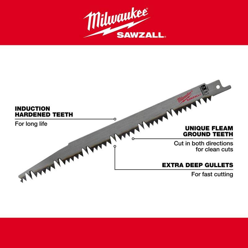 5 TPI Reciprocating Saw Blades 5-Pack S77512