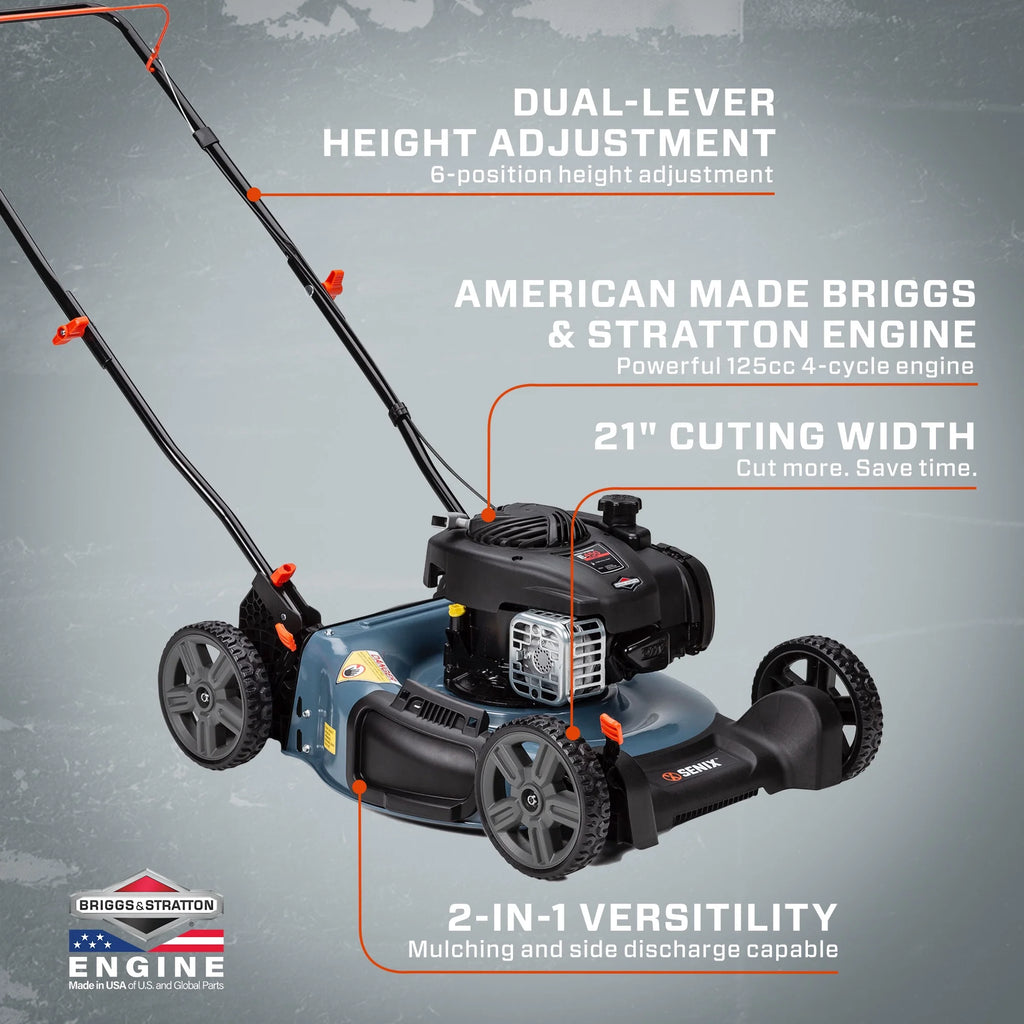 21-Inch Gas Lawn Mower with 4-Cycle Engine G614039