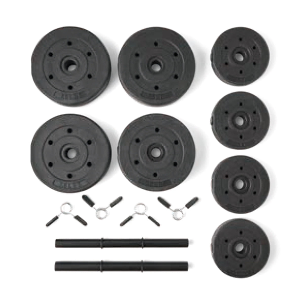 40lb Adjustable Vinyl Dumbbell Set X607971
