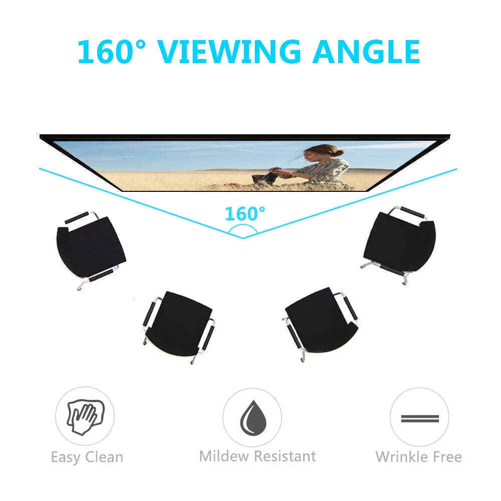 120in Fixed Frame 16:9 4K Projector Screen H6260
