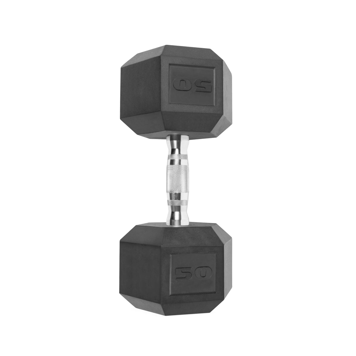 50lb Coated Hex Dumbbell Q91629