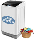 2.1 Cu.ft 15.6lbs Compact Fully Automatic Washing Machine with Drain Pump F61770