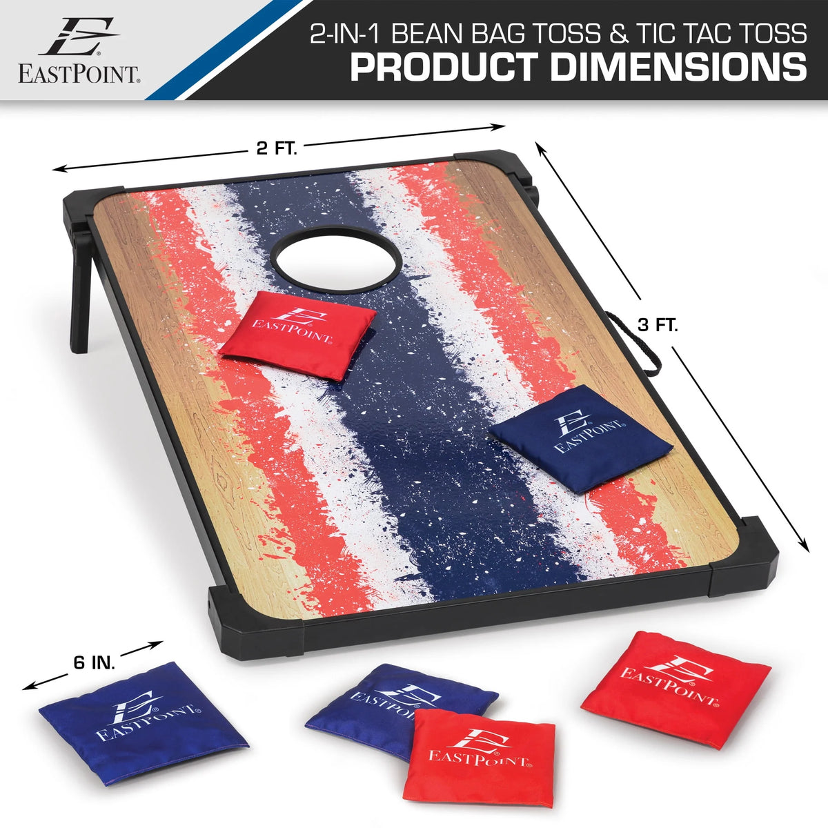 Bean Bag Toss and Tic Tac Toss Game Set L1648