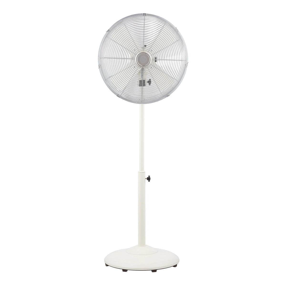 16 inch Adjustable Height Oscillating 3-Speed Metal Stand Fan in Red X250127