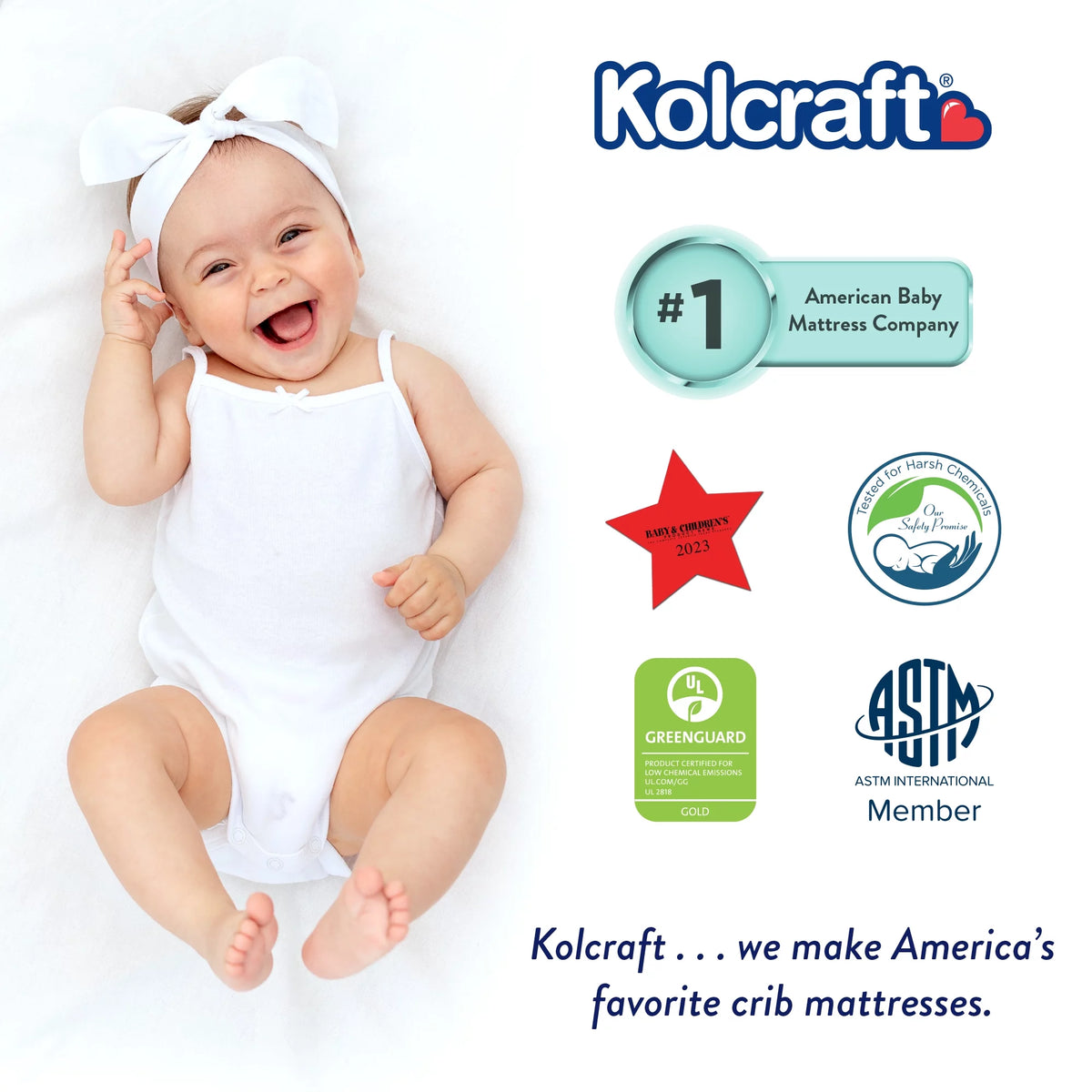 80 Coil White Baby Crib and Toddler Mattress J2338