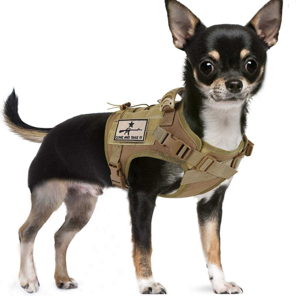 Adjustable Tactical Dog Harness with Rubber Handle O78161