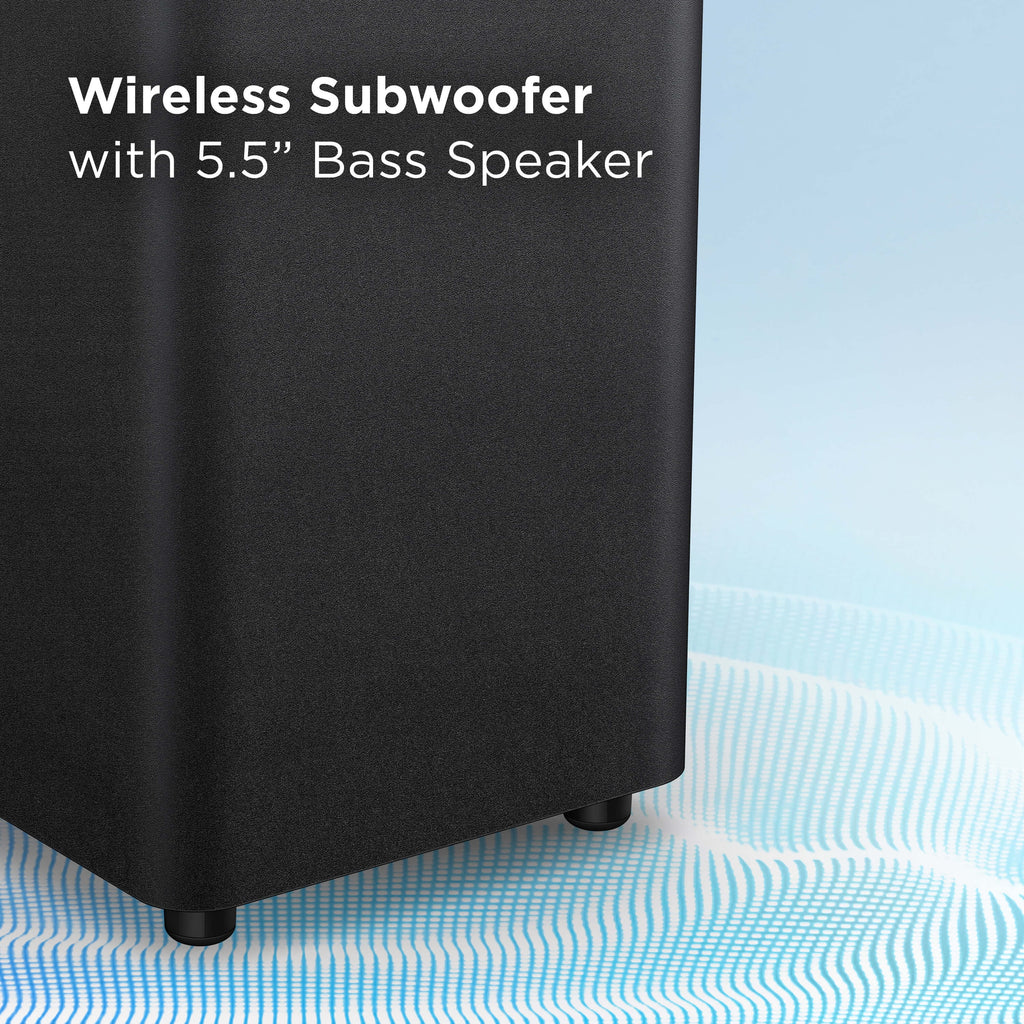 5.1 Channel Sound Bar with Wireless Subwoofer O3531