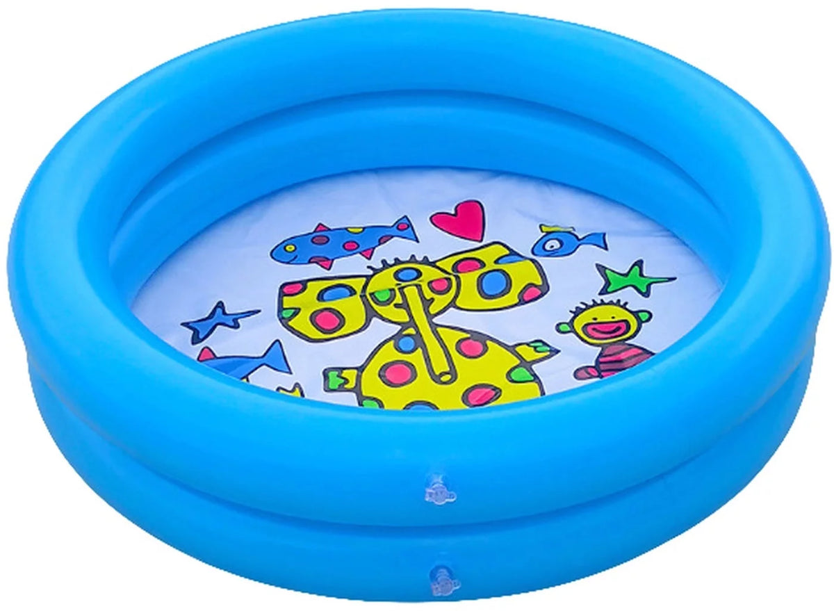 Inflatable PVC 2 Rings Kids Swimming Pool H90866