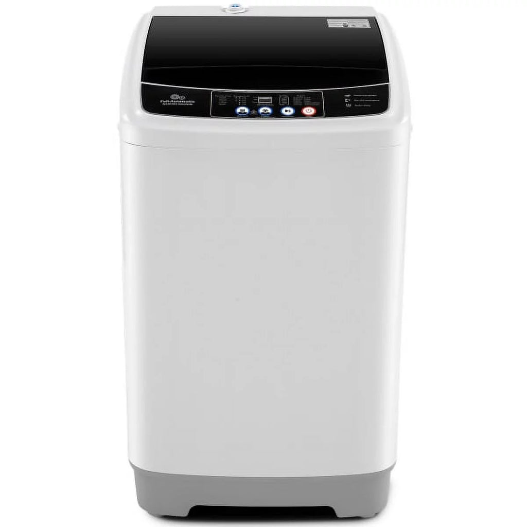 2.1 Cu.ft 15.6lbs Compact Fully Automatic Washing Machine with Drain Pump F61770