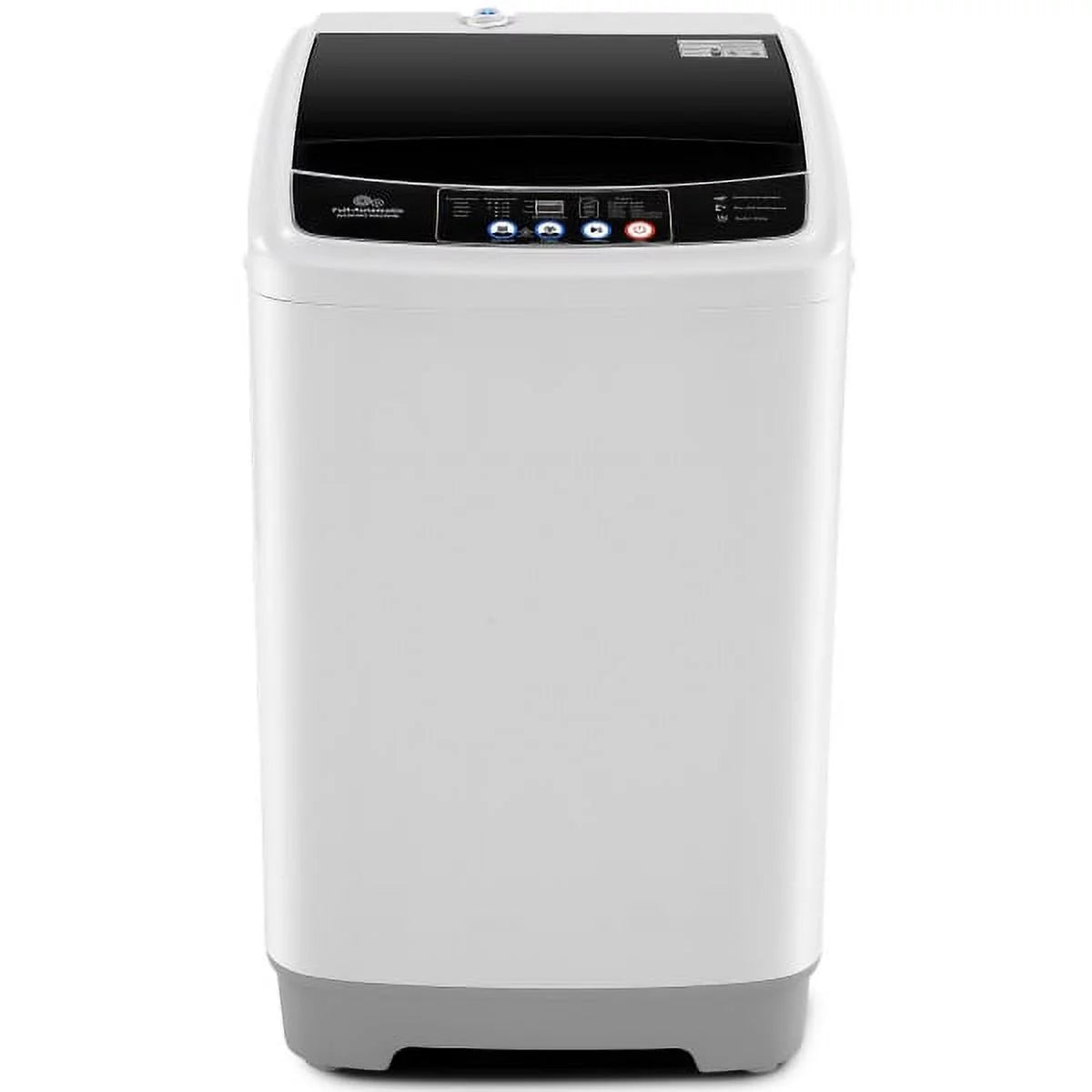 2.1 Cu.ft 15.6lbs Compact Fully Automatic Washing Machine with Drain Pump F61770
