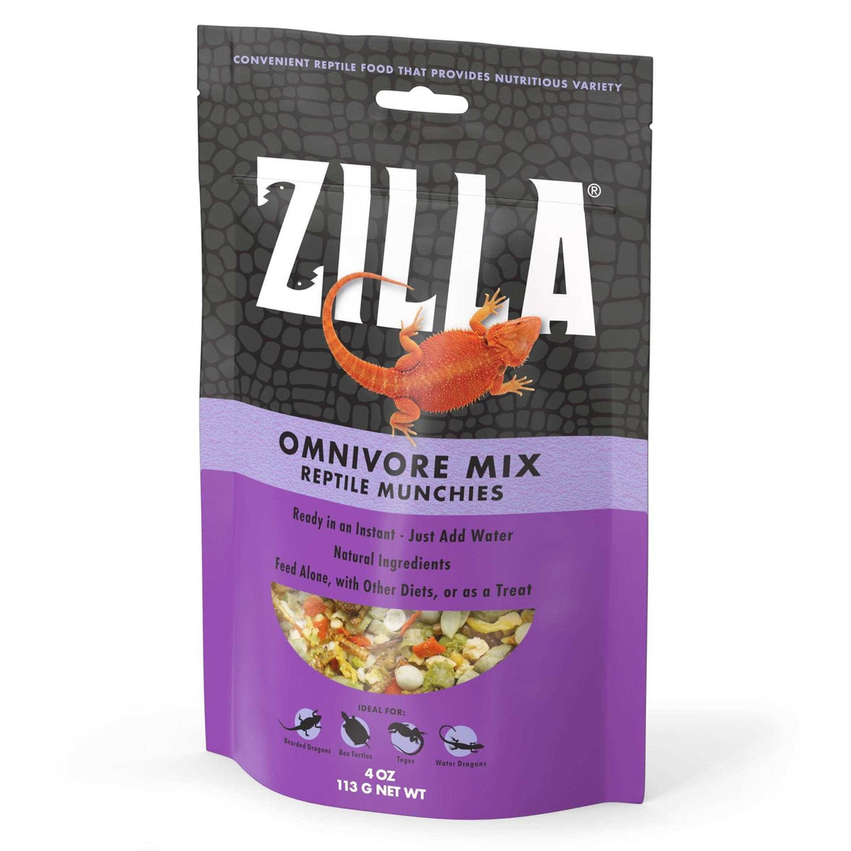 Reptile Munchies Omnivore Mix with Calcium V85756
