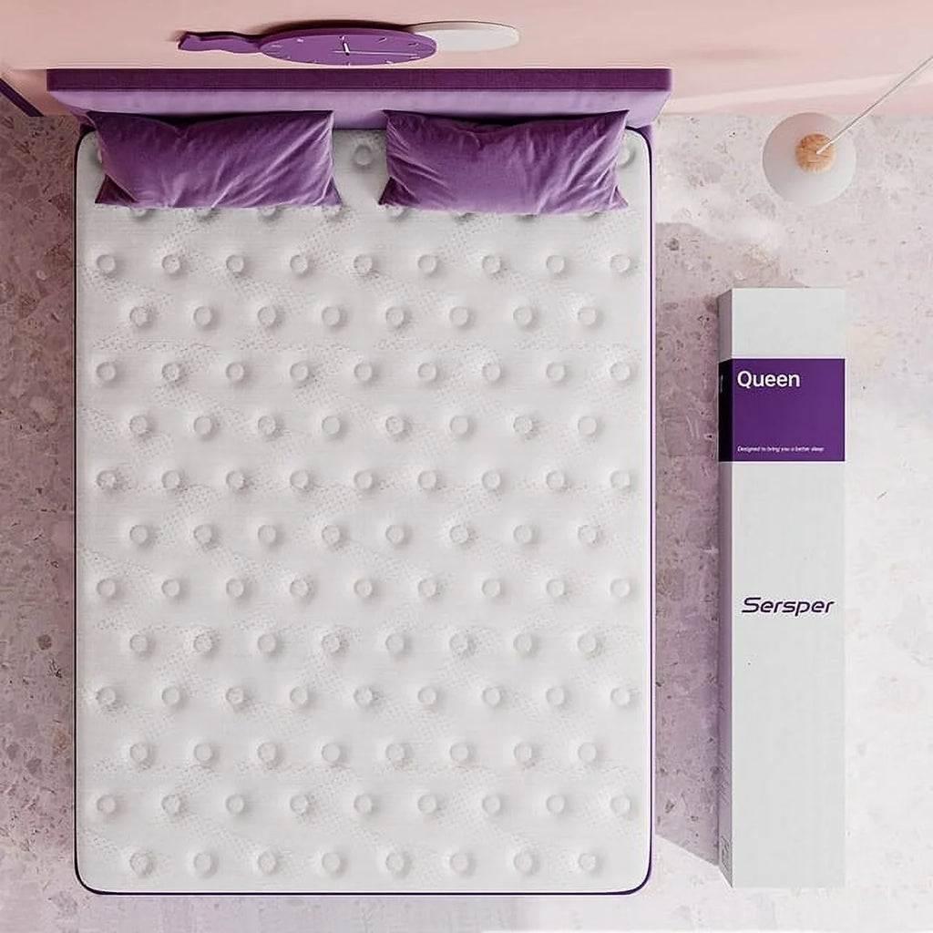 Full Size 10 inch Pillow Top Memory Foam Mattress D305192