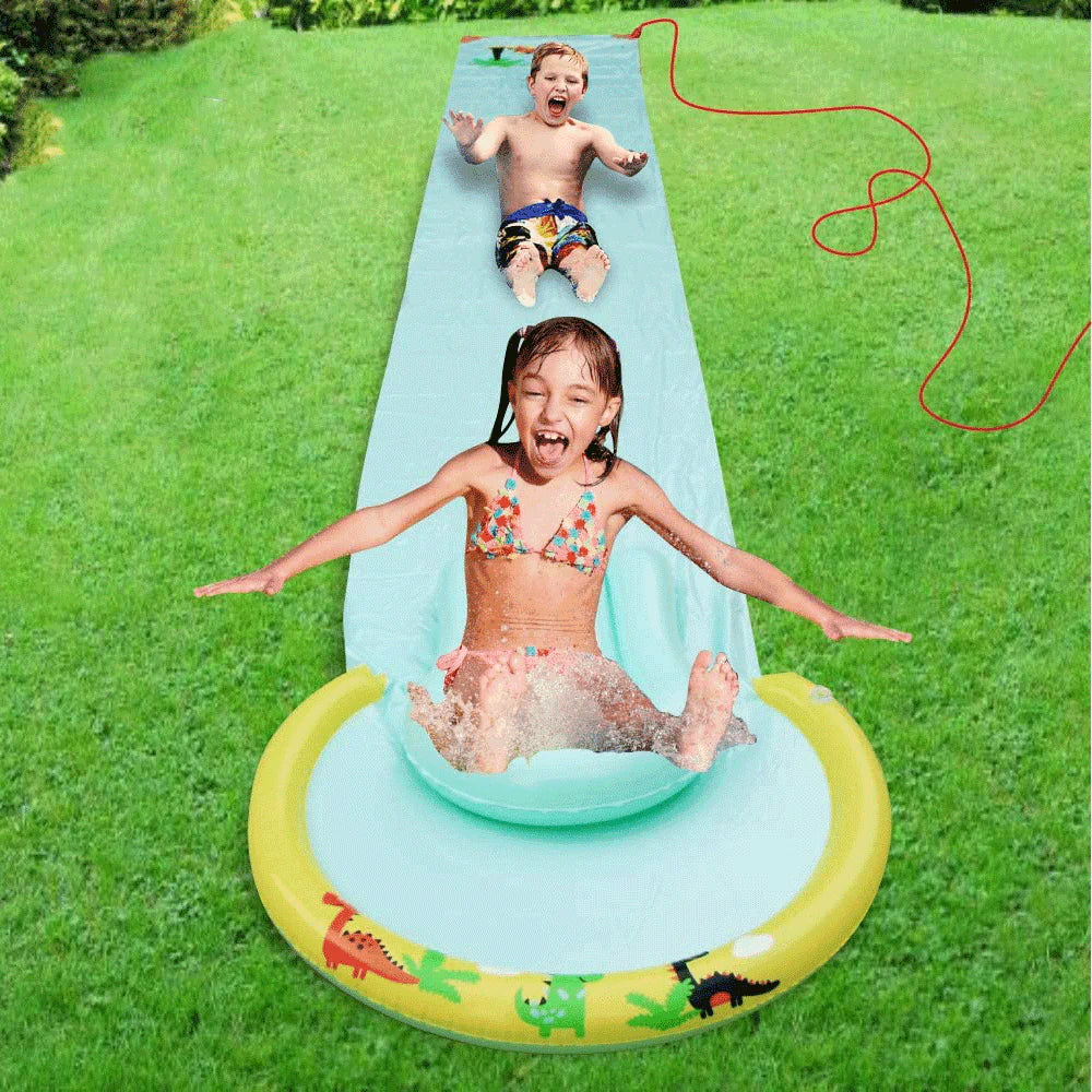 Water Slip and Slide with Body Board and Hose Attachment S8837
