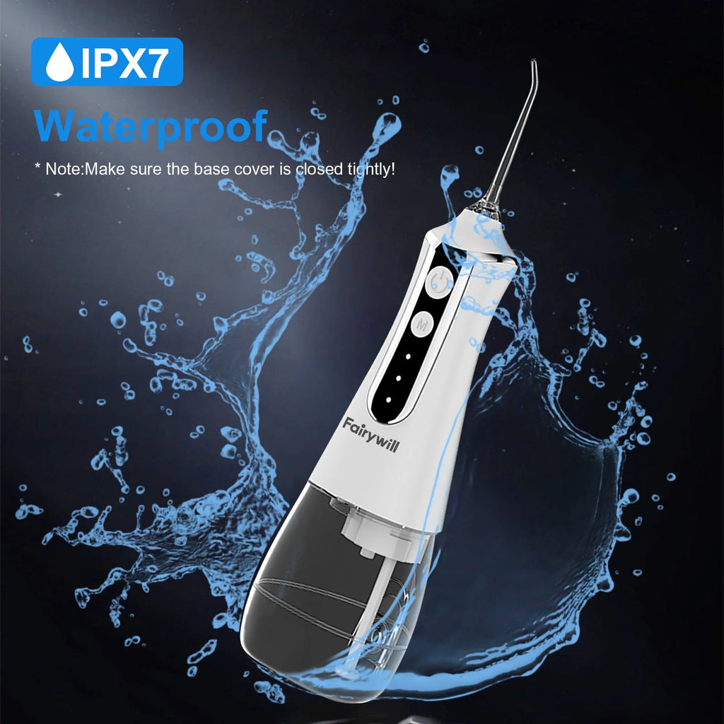 Cordless Water Flosser with 5 Modes 300ML Black O764580
