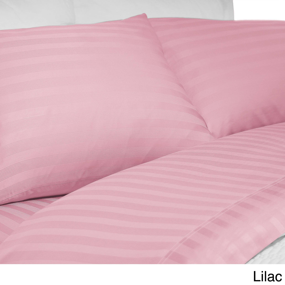King Lilac Bamboo Bed Sheet Set M761