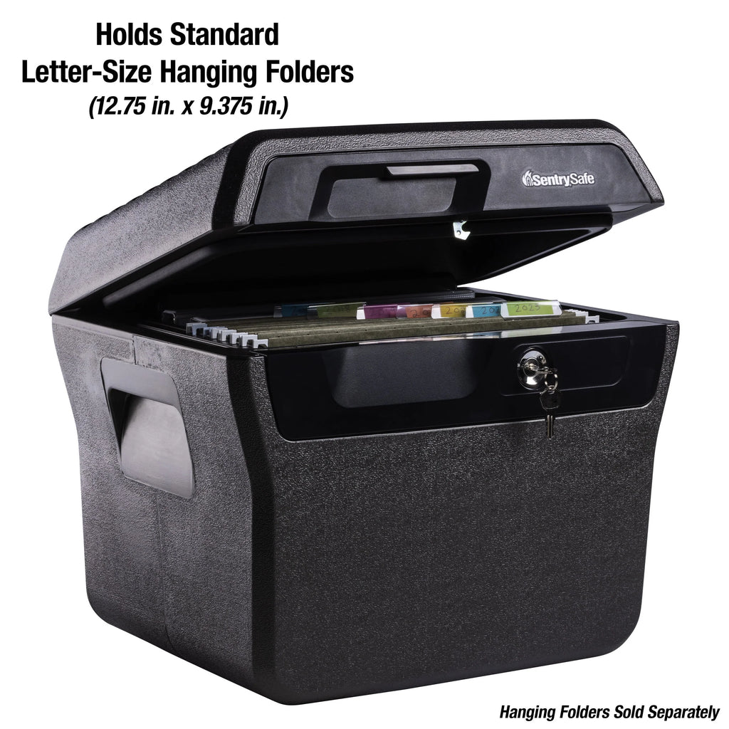 Fire-Resistant Water-Resistant File Safe Box with Key Lock 0.66 Cu. ft. J1134