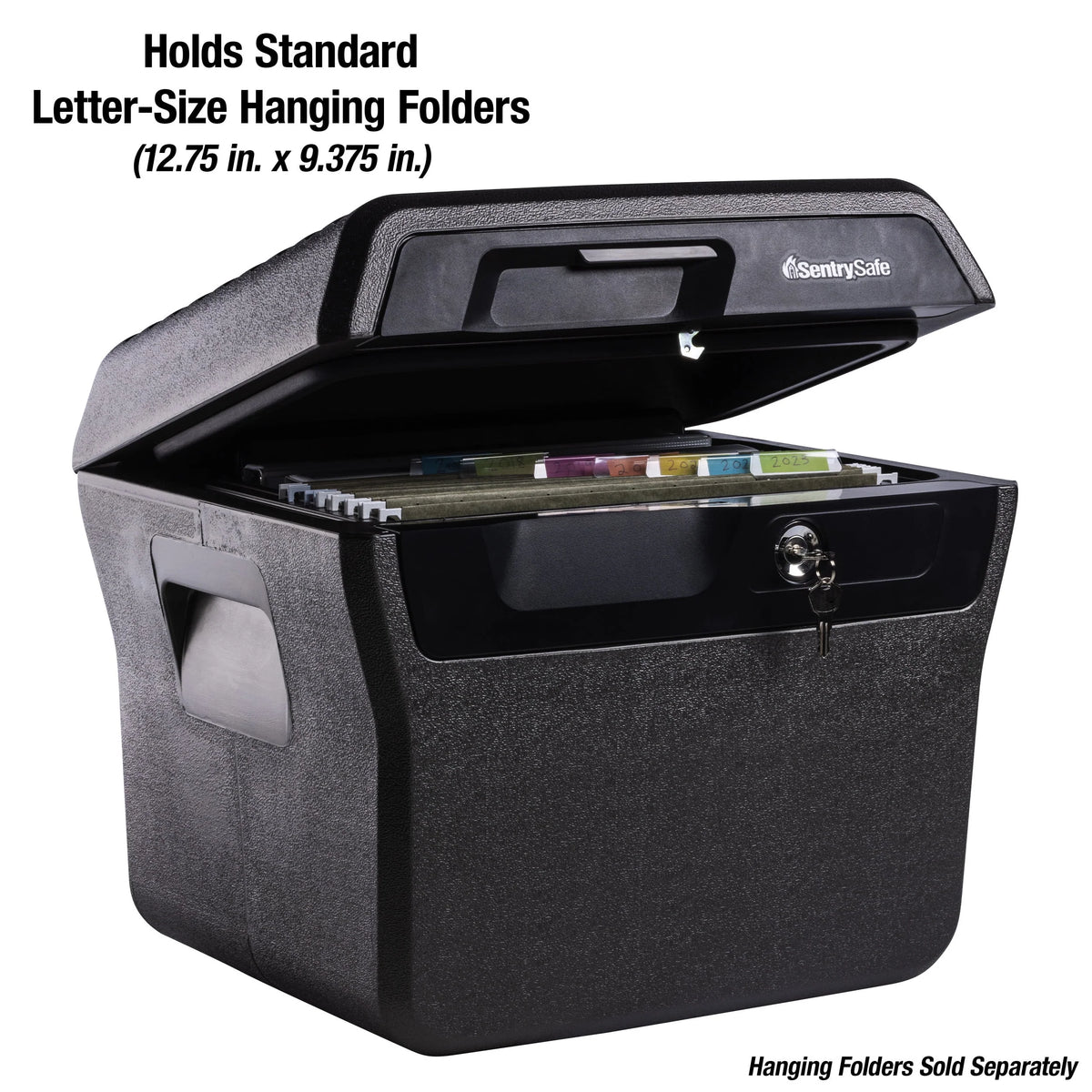 Fire-Resistant Water-Resistant File Safe Box with Key Lock 0.66 Cu. ft. J1134