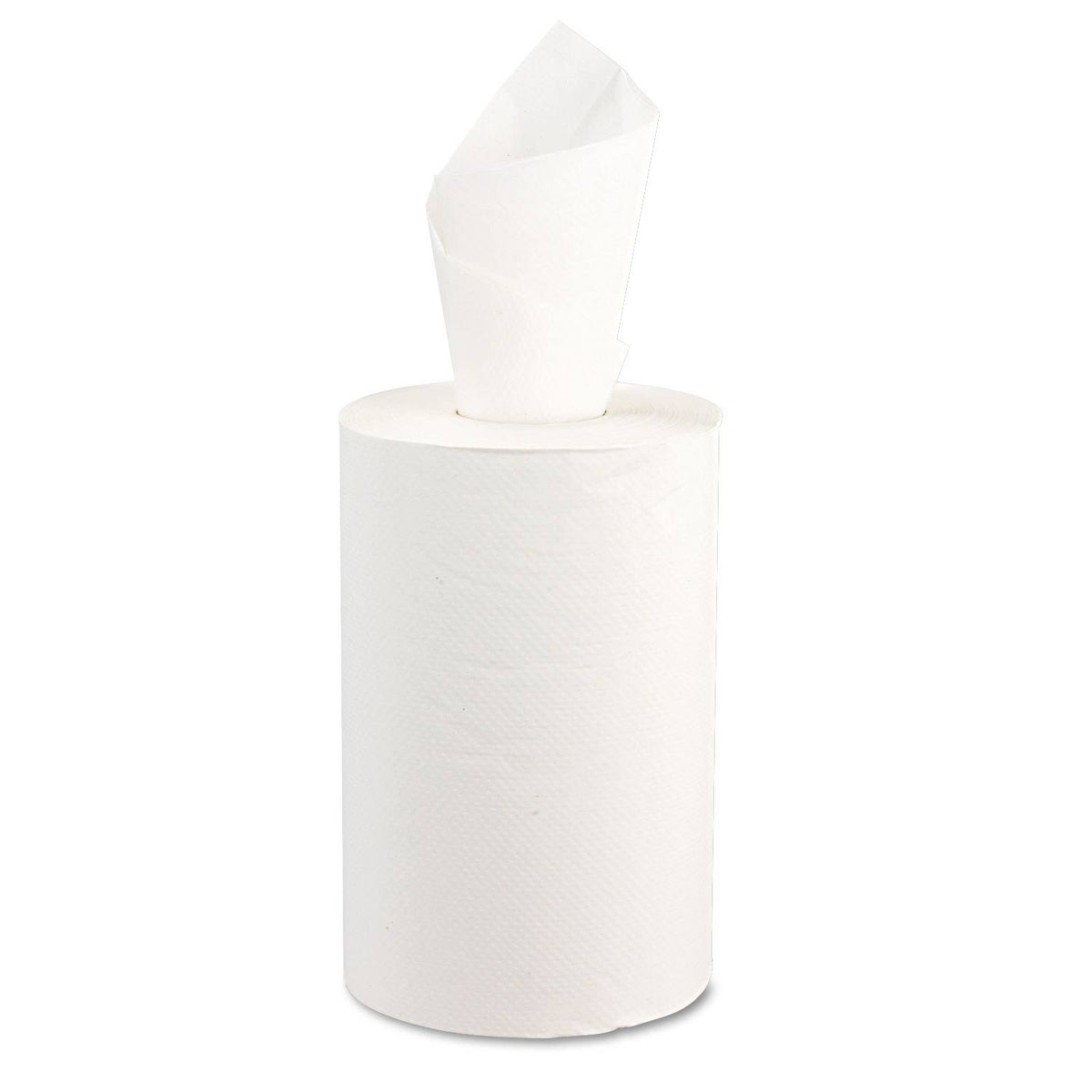 Bleached White Paper Towel Roll, 12 Rolls Z575206