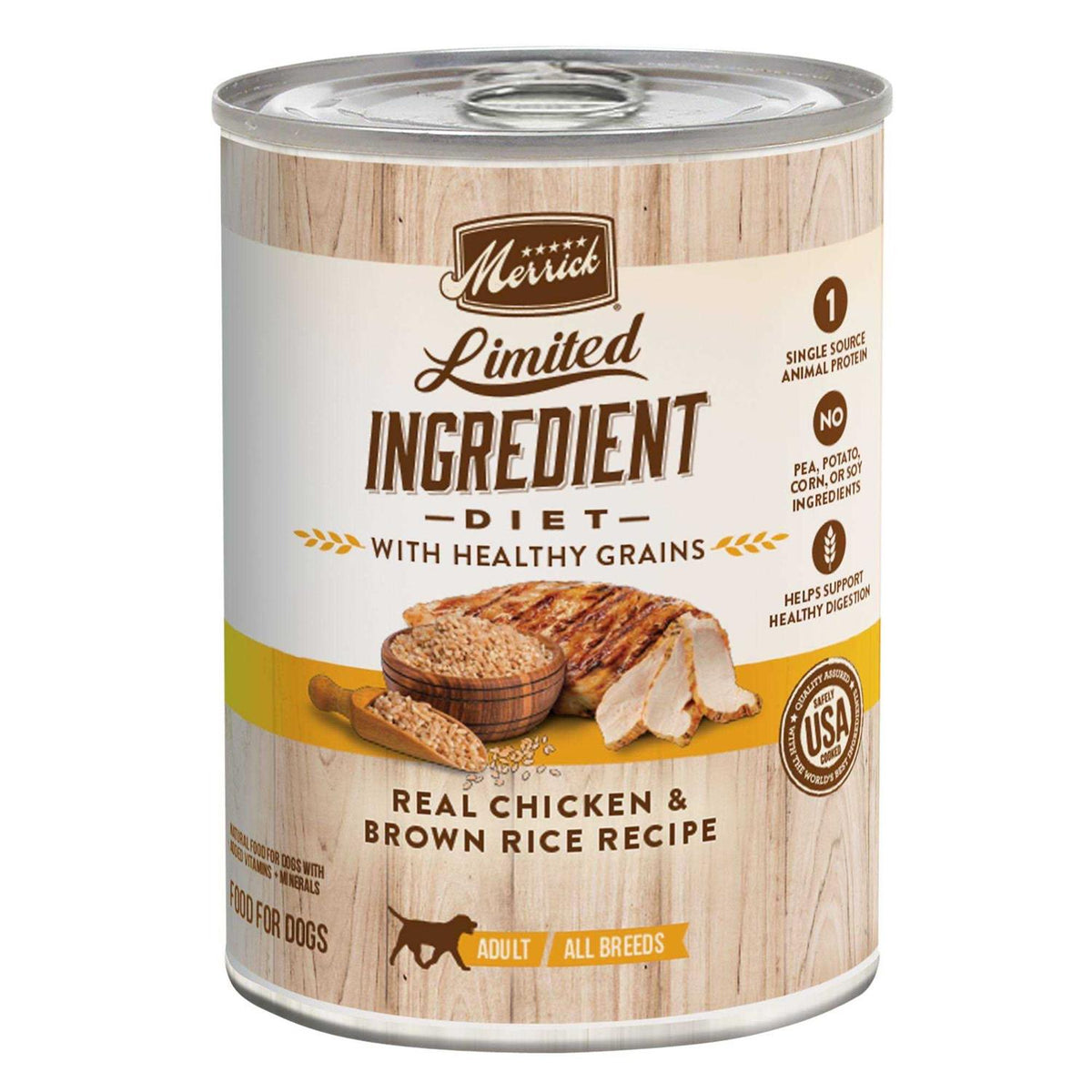 Chicken & Brown Rice Wet Dog Food Y409