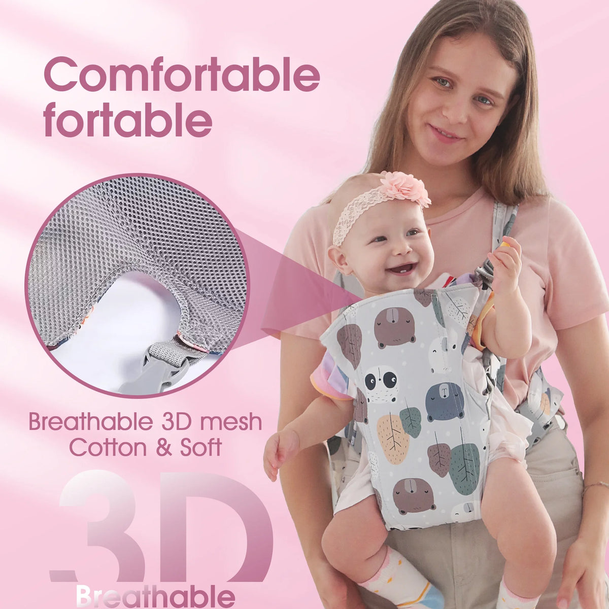 4 in 1 Ergonomic Baby Carrier W25417