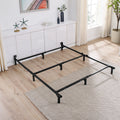 Adjustable Metal Bed Frame, Black, Twin - Queen L48830