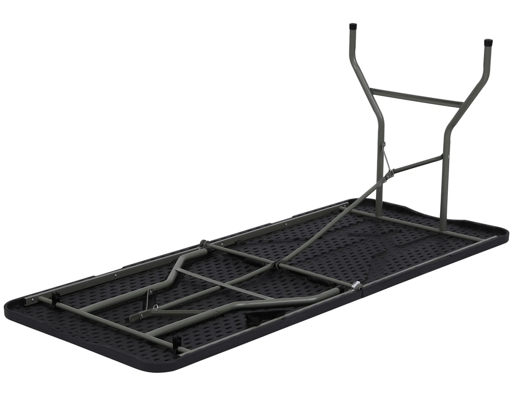 6ft Folding Table Black Q161481