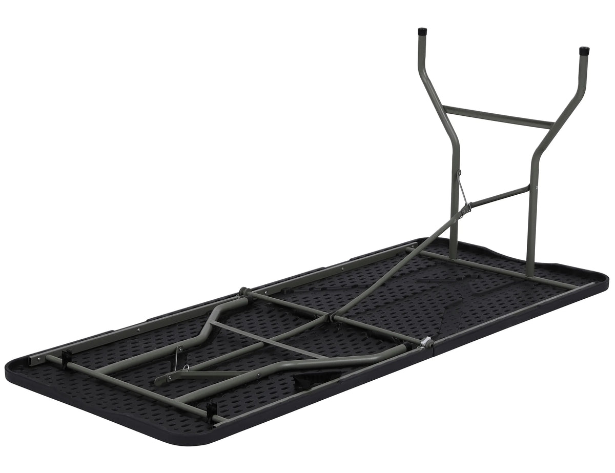 6ft Folding Table Black Q161481