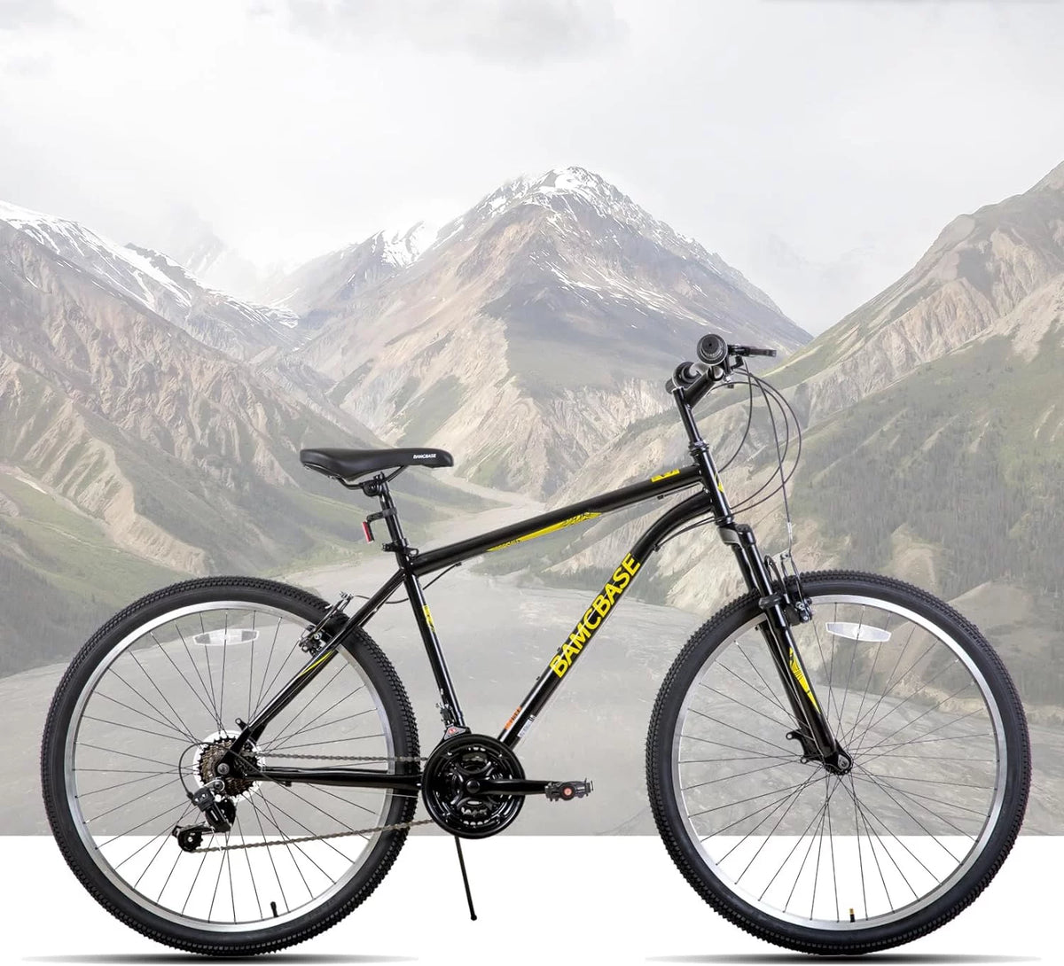 26 27.5 Inch Mountain Bike 21 Speeds Hardtail Bicycle U7983